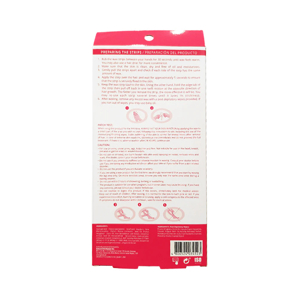 Silk Organix Body Wax Strips 8's - Image 6