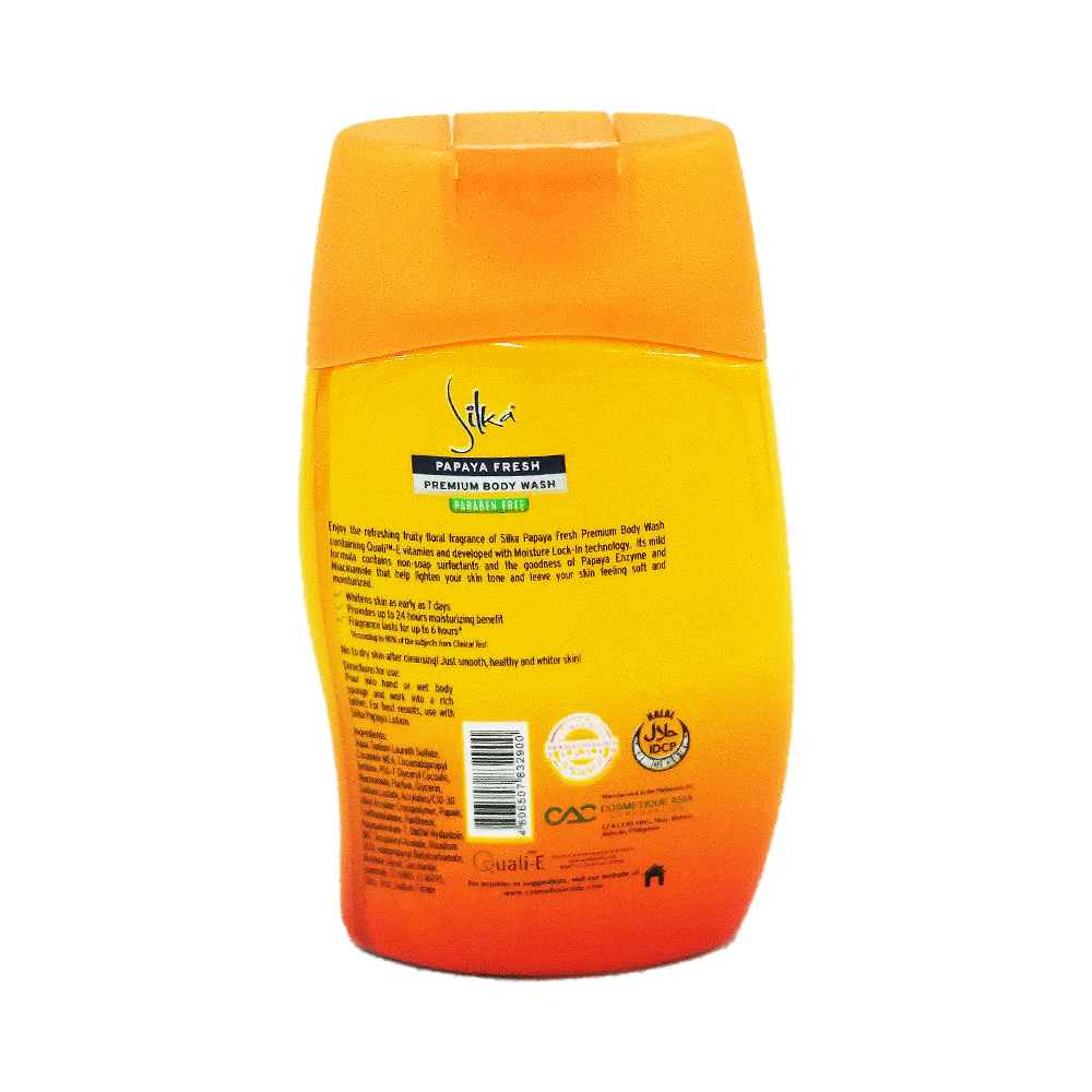 Silka Body Wash Papaya Fresh 100ml - Image 2