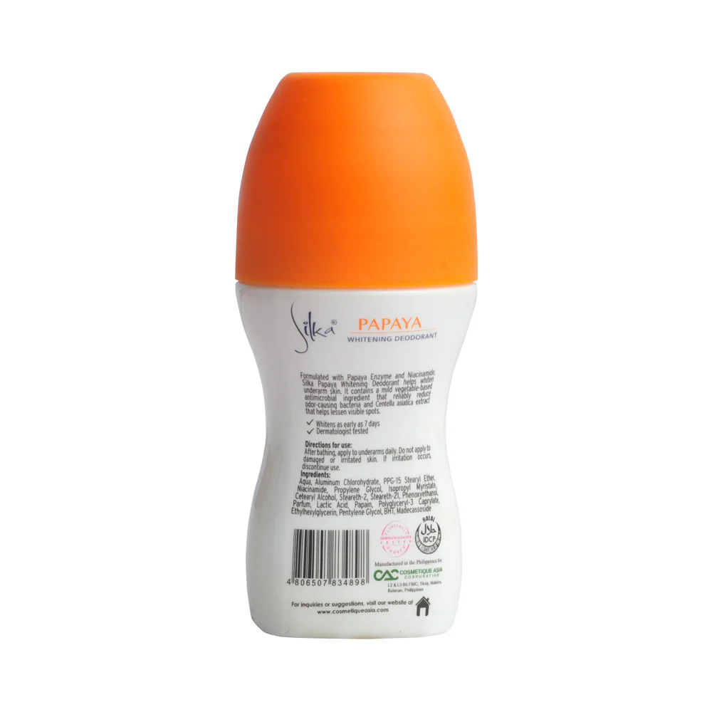 Silka Deodorant Orange Papaya 40ml - Image 2