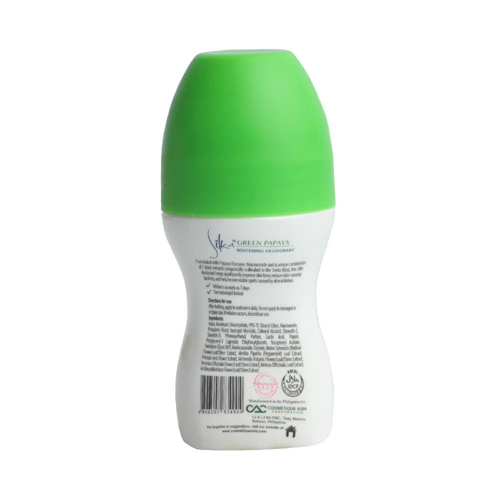 Silka Green Papaya Deodorant 25ml - Image 2