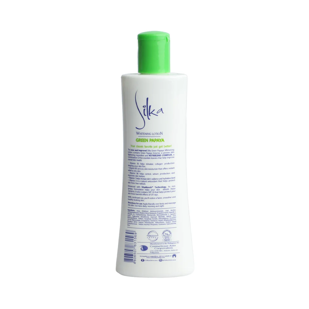Silka Lotion Green Papaya 200ml - Image 2