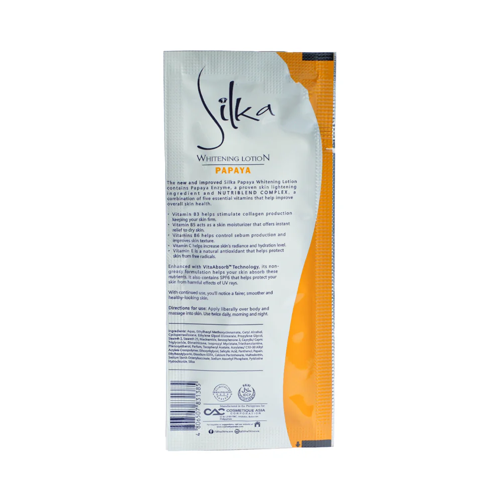 Silka Lotion Papaya 10ml - Image 2