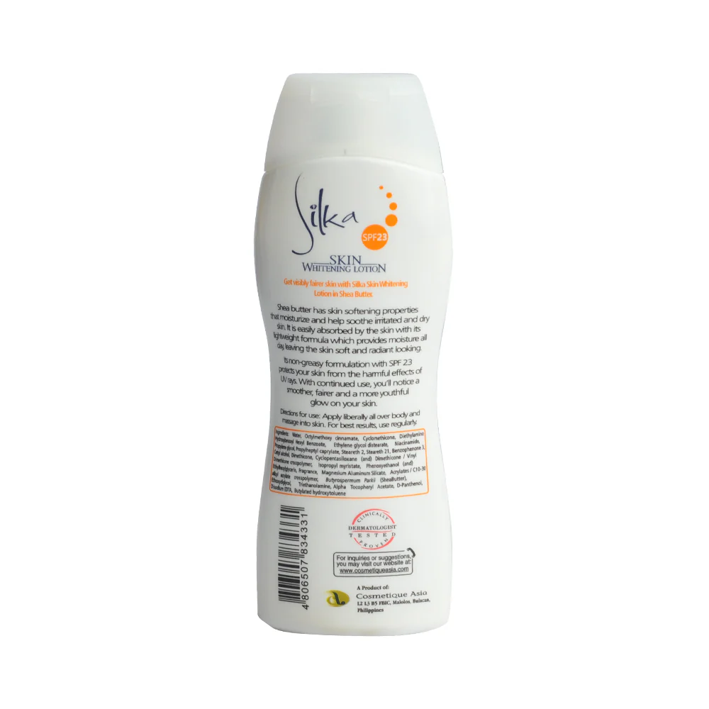 Silka Lotion Skin Whitening Long Lasting Moisture 100ml - Image 2