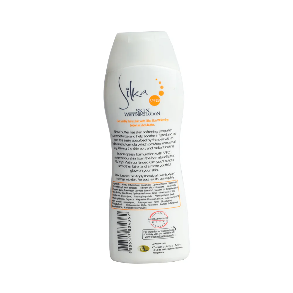Silka Lotion Skin Whitening Long Lasting Moisture Shea Butter 200ml - Image 2