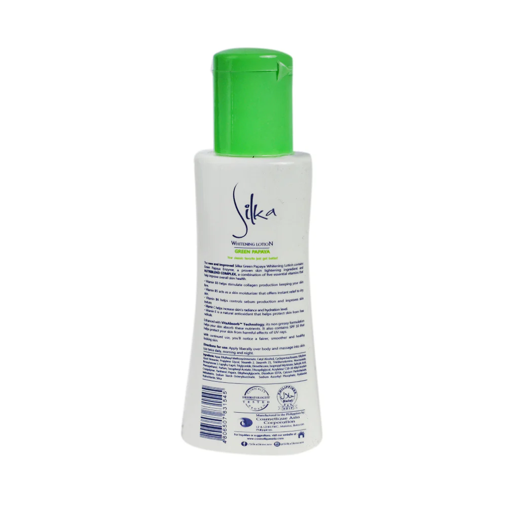 Silka Whitening Lotion Green Papaya 50ml - Image 2