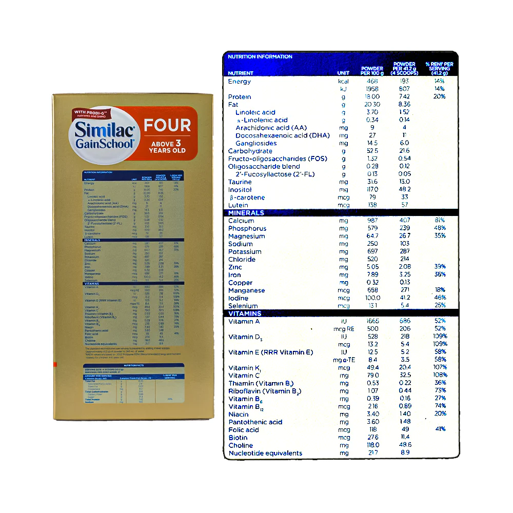 Similac 5HMO Gain School Four 900g - Image 3