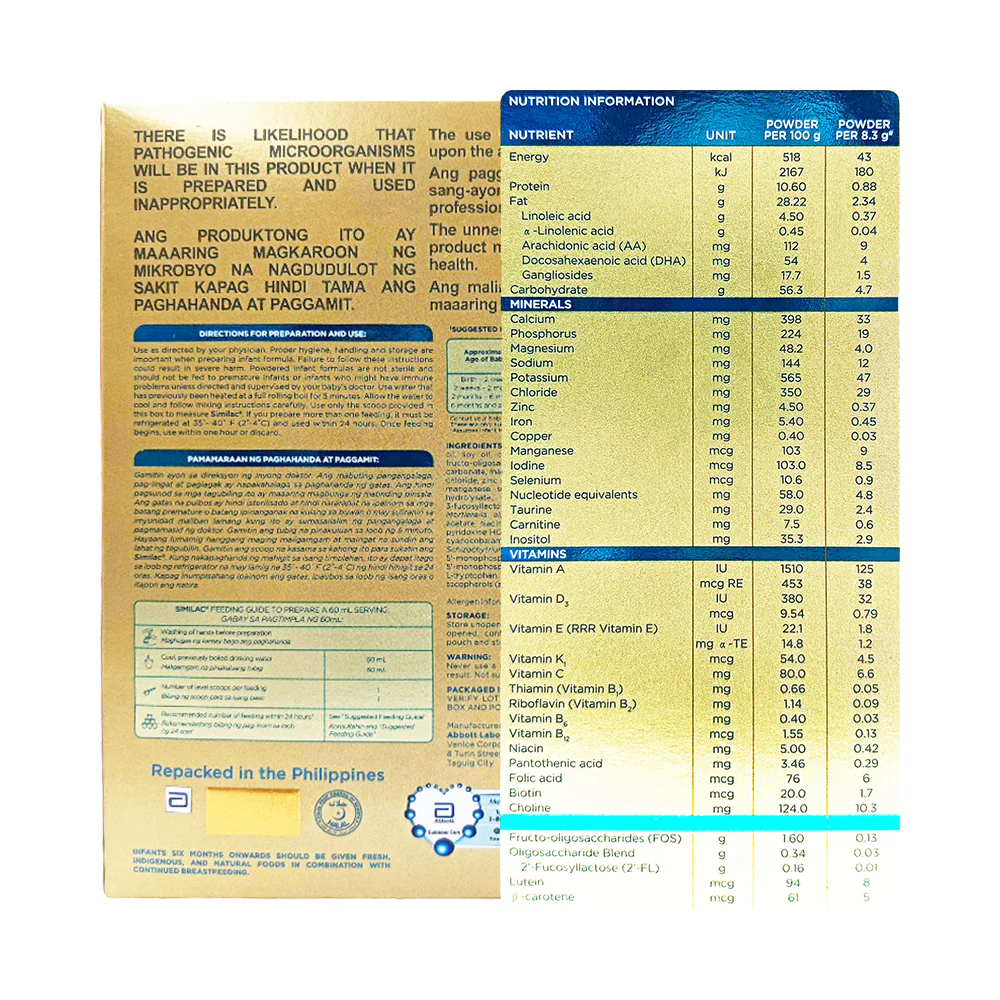 Similac 5HMO Infant Formula One 0-6 Months - Image 2