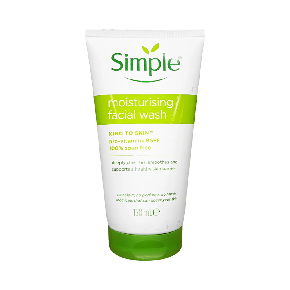 Simple Moisturising Facial Wash 150ml - Image 2