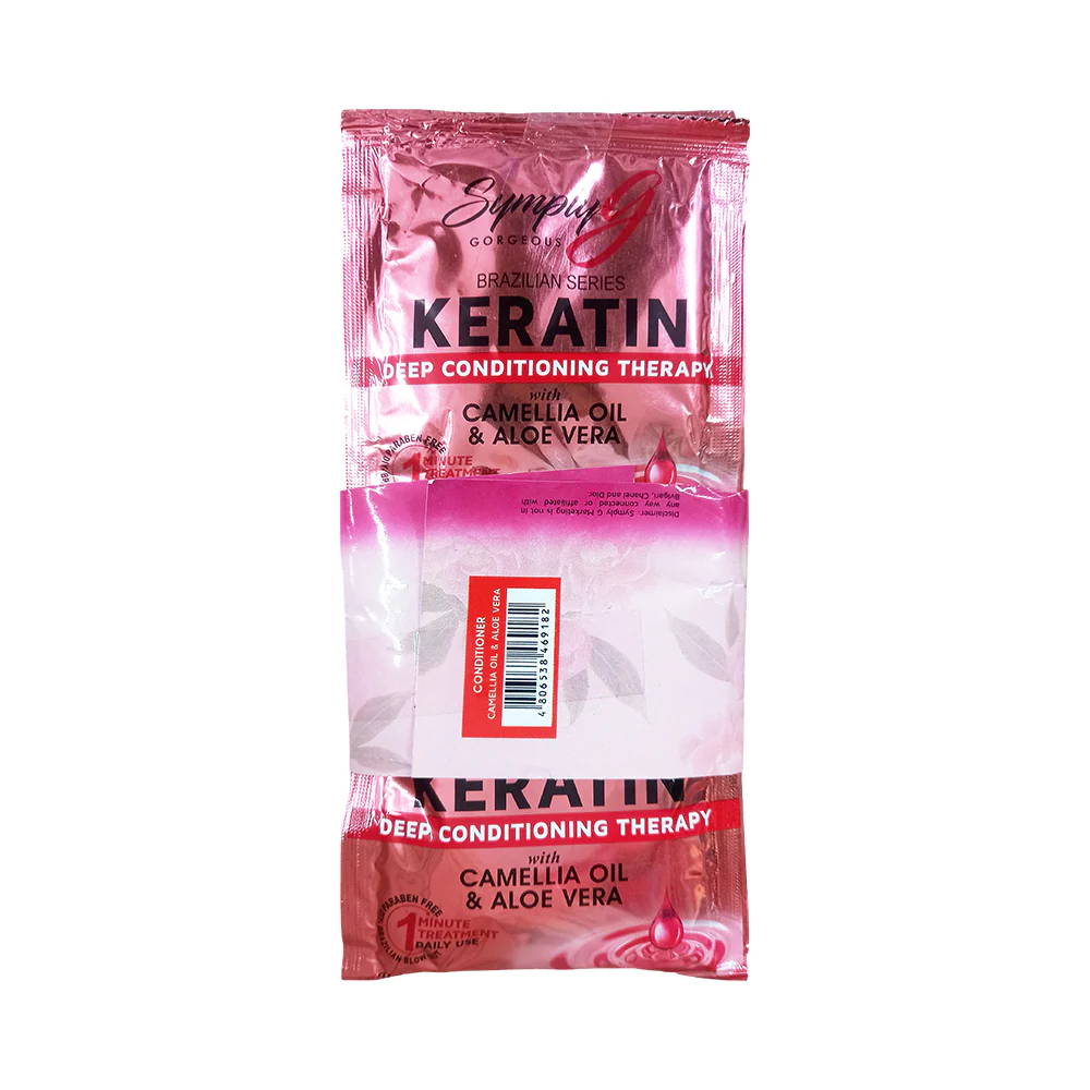 Simply G Keratin Conditioner with Camellia Oil And Aloe Vera 13ml x 11's +1 - Image 2