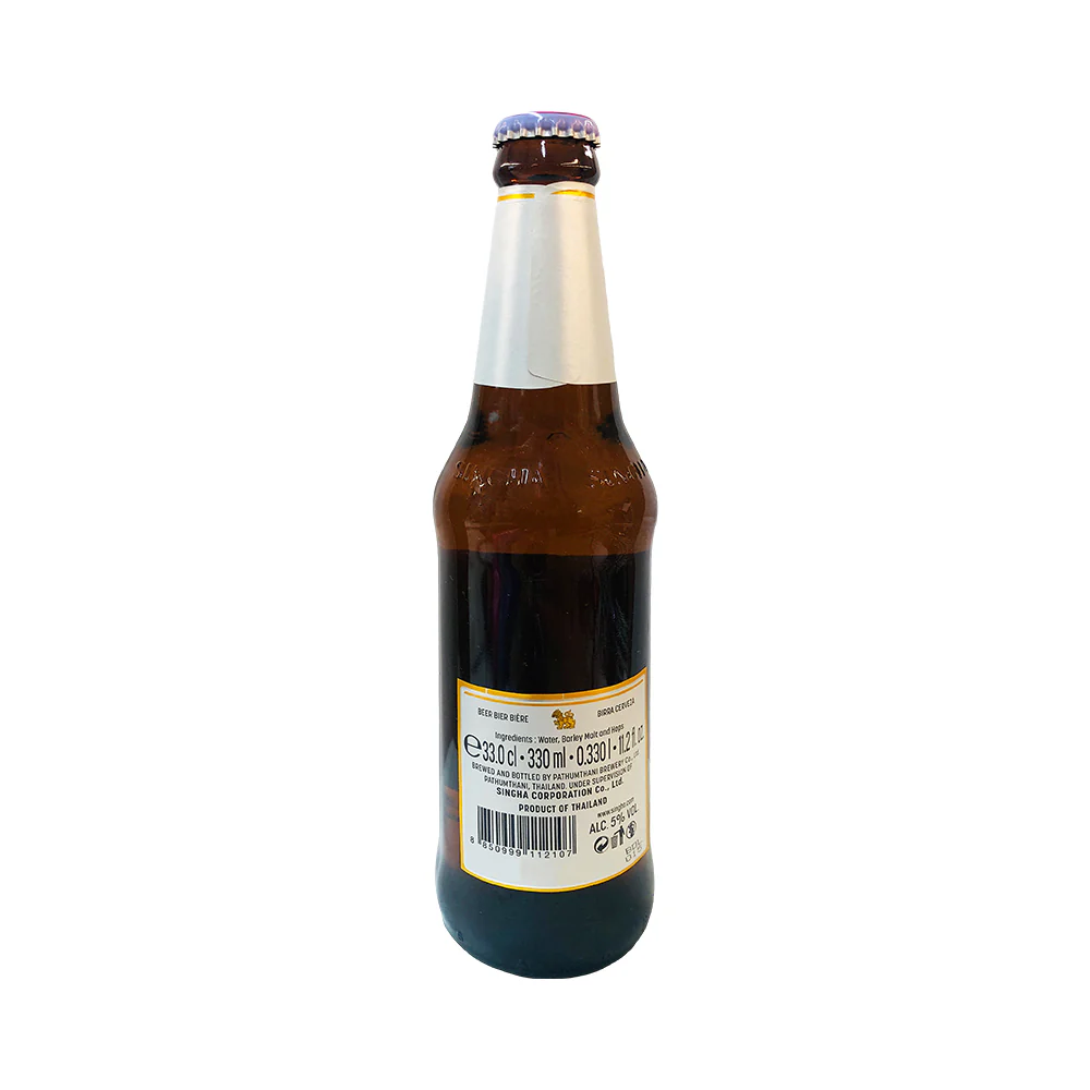 Singha The Original Thai Beer Bottle 330ml - Image 3