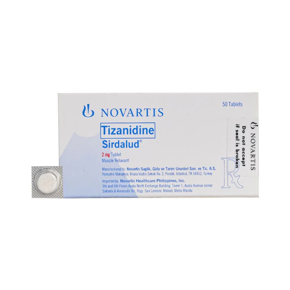 Sirdalud Tizanidine 2mg Tablet By 1's - Image 2
