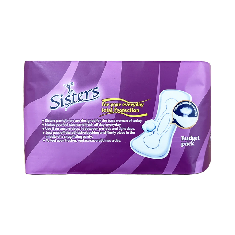 Sisters Long Pantyliner Individually Wrapped 20 Pads - Image 2