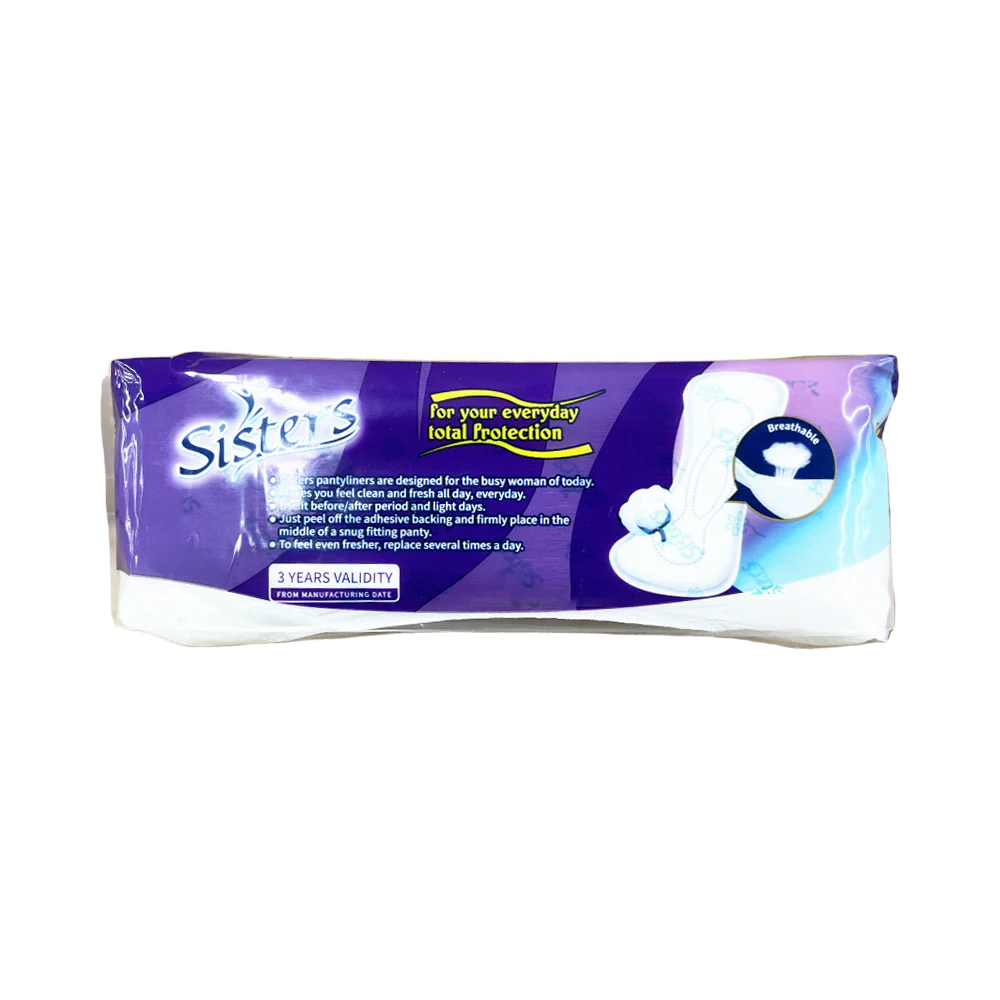 Sisters Longer Pantyliners Budget Pack 20's - Image 2