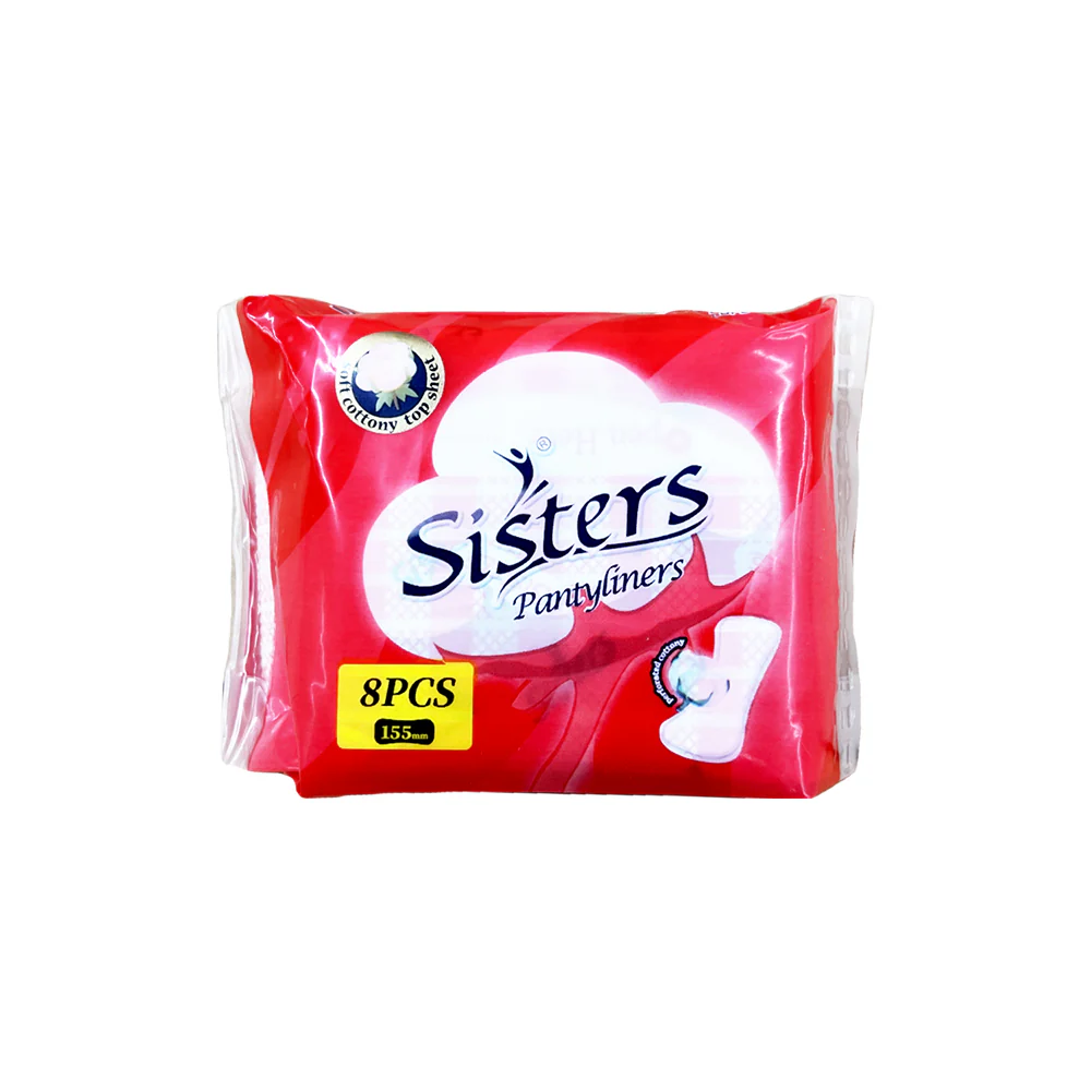 Sisters Pantyliner Individual Wrapped Breathable 8's