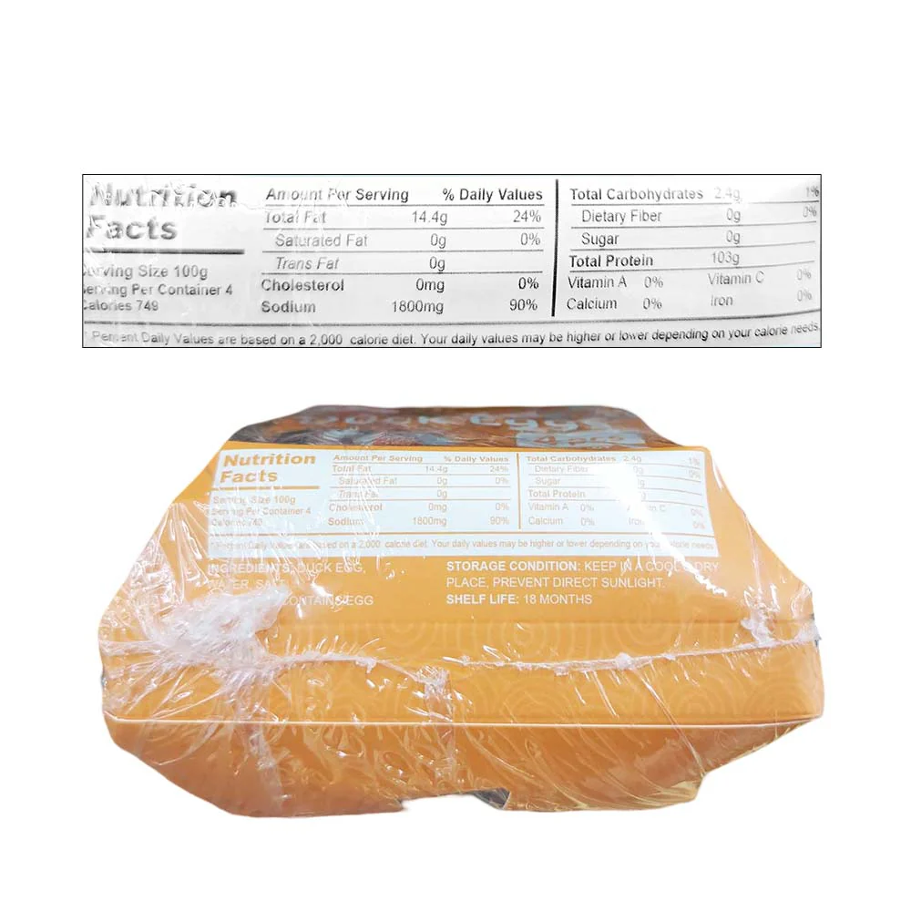 Six Fortune Salted Duck Eggs 240g (4's) - Image 2