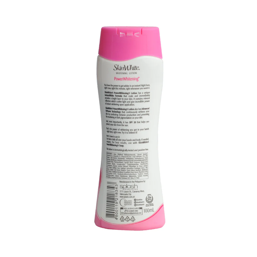 Skin White Power Whitening Lotion SPF 20 100ml - Image 2