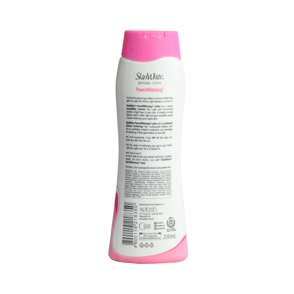 Skin White Power Whitening Lotion SPF 20 200ml - Image 2