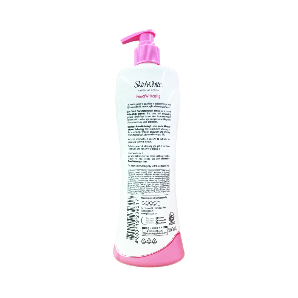 Skin White Power Whitening Lotion SPF 20 500ml - Image 2