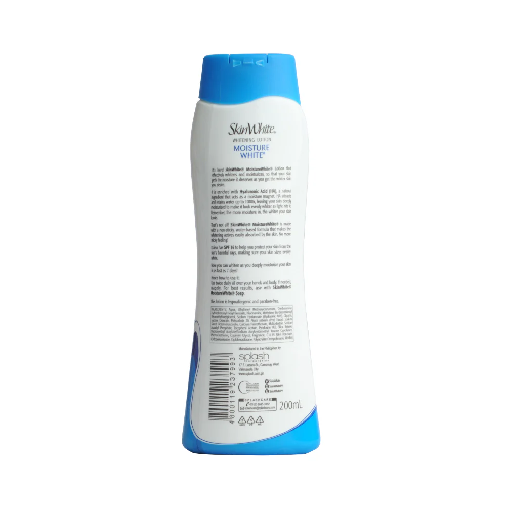 Skin White Whitening Lotion Moisture White SPF 16 200ml - Image 2