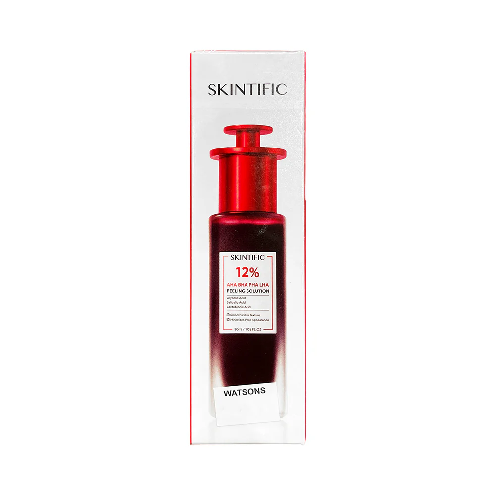 Skintific 12% AHA BHA PHA LHA Peeling Solution 30ml - Image 2