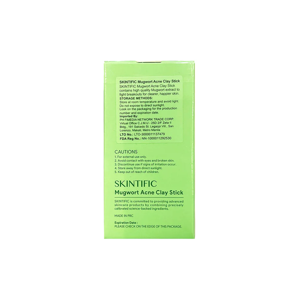 Skintific Mugwort Acne Clay Stick 40g - Image 3