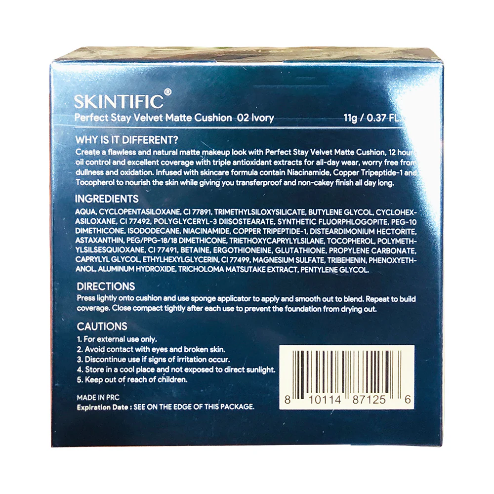 Skintific Perfect Stay Velvet Matte Cushion 11g - Image 12