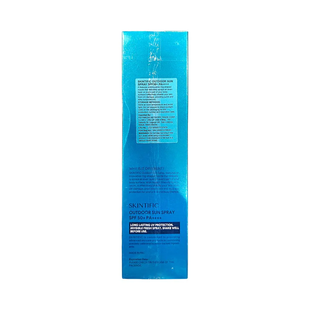 Skintific SPF 50+ PA++++ Outdoor Sun Spray 250ml - Image 4