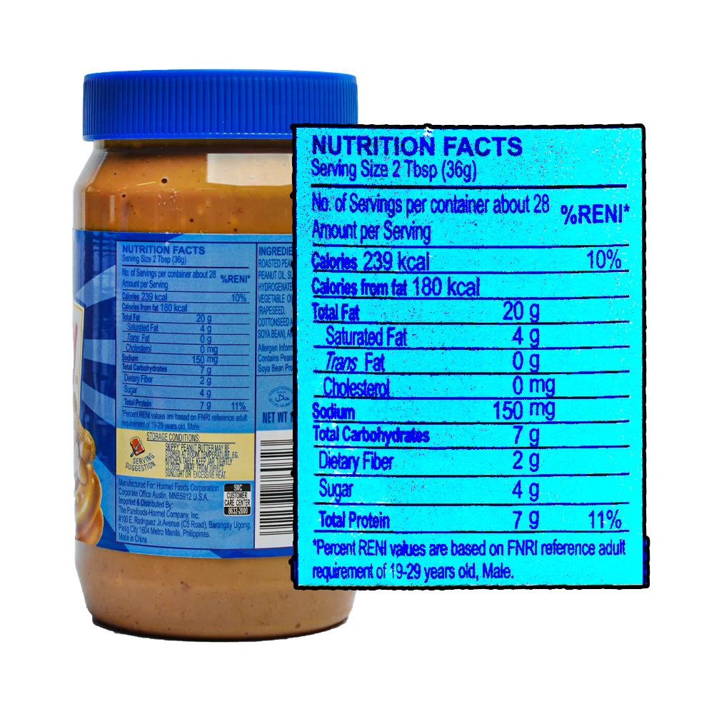 Skippy Peanut Butter Chunky 1kg - Image 2