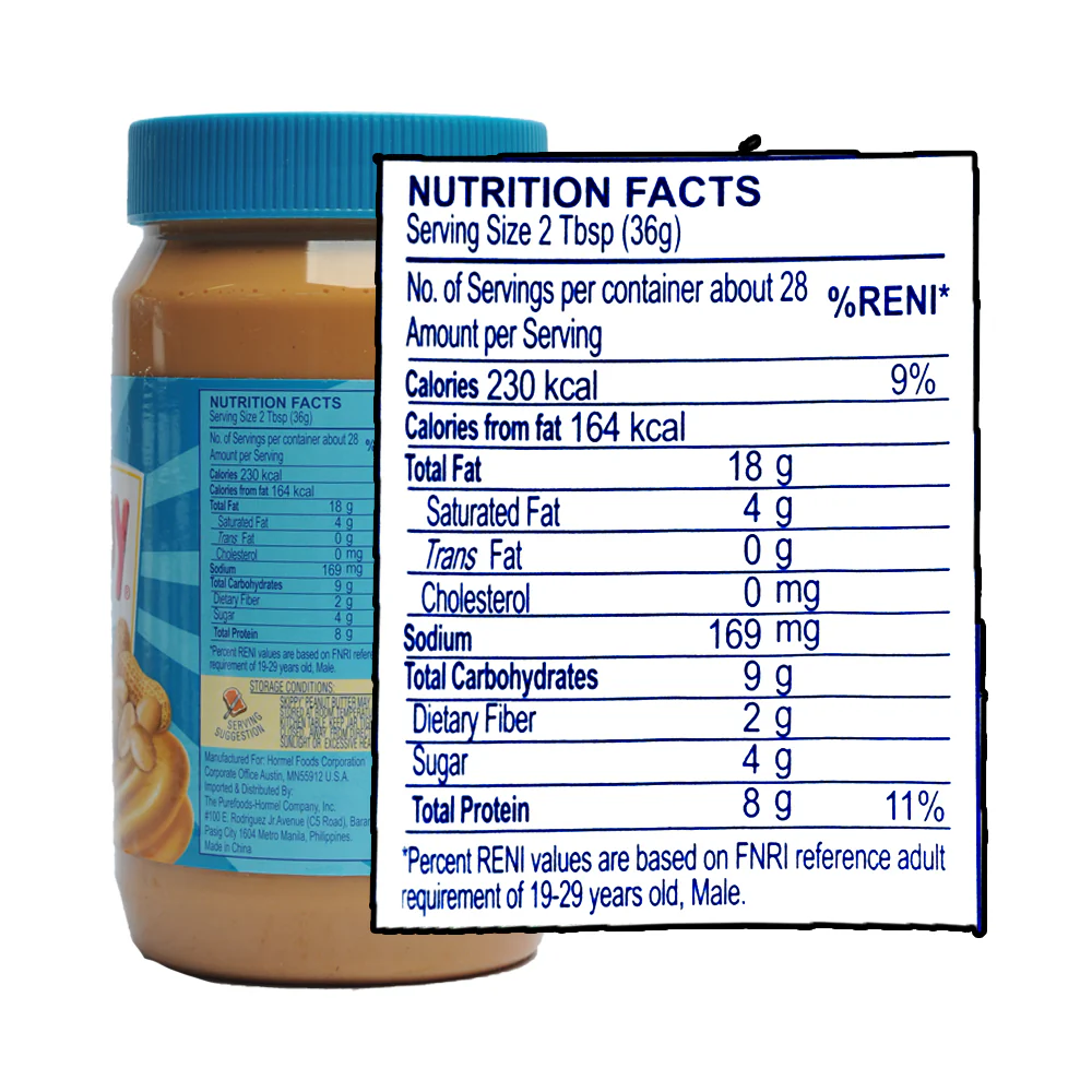 Skippy Peanut Butter Creamy 1kg - Image 2