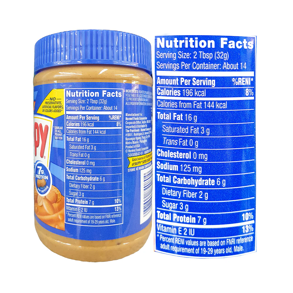 Skippy Peanut Butter Super Chunk 462g - Image 2