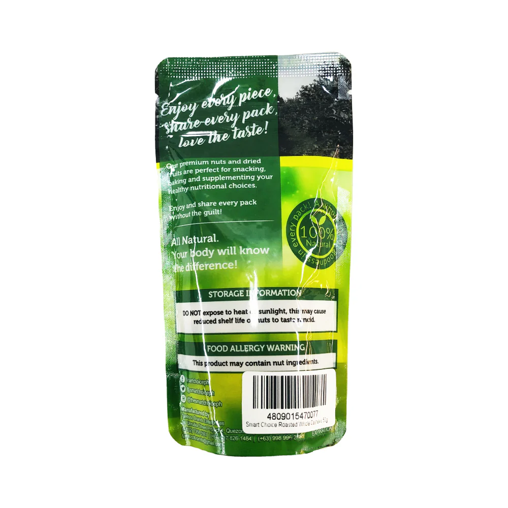 Smart Choice Tantoco Roasted Whole Cashew 50g - Image 2