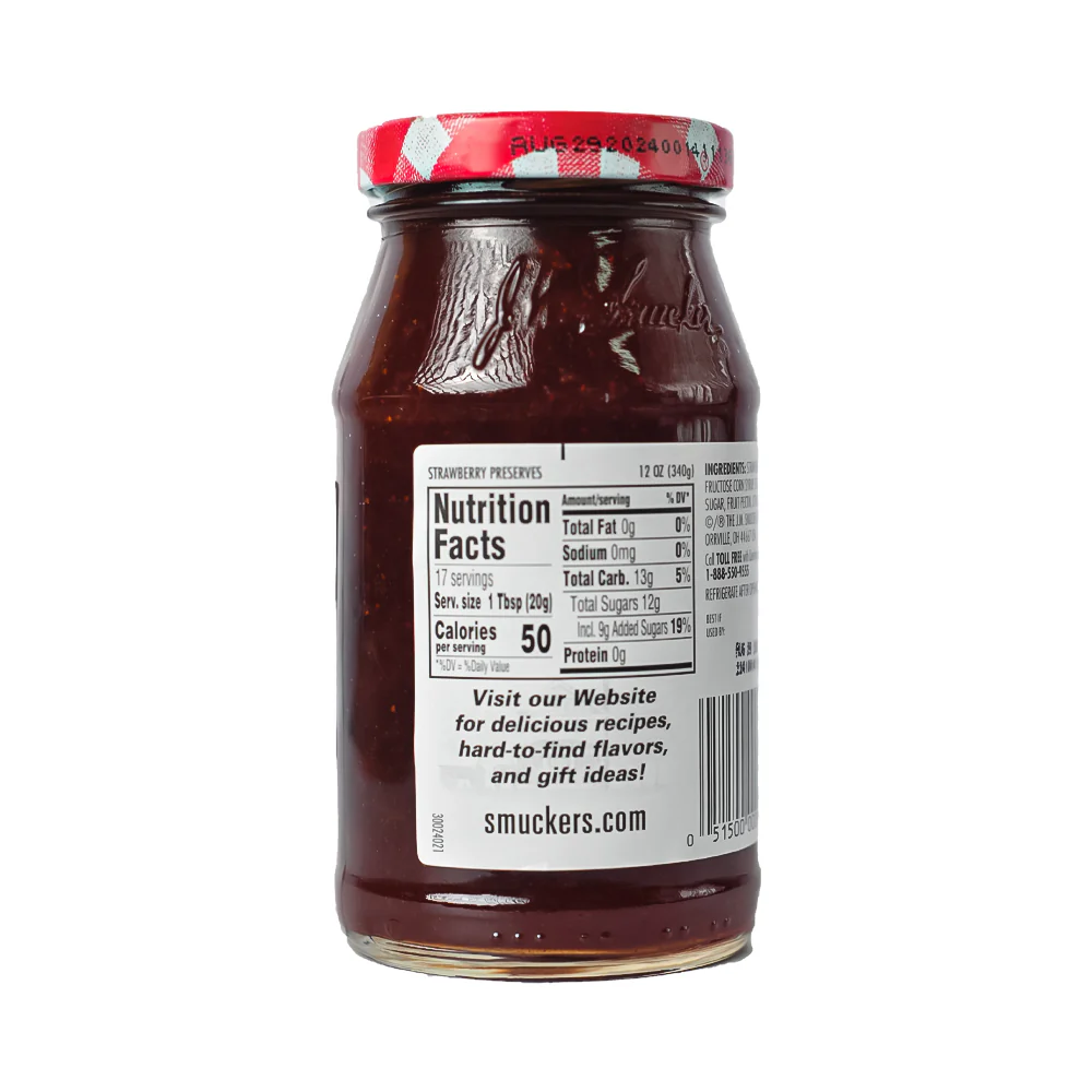 Smucker's Preserves Strawberry 340g (12oz) - Image 2