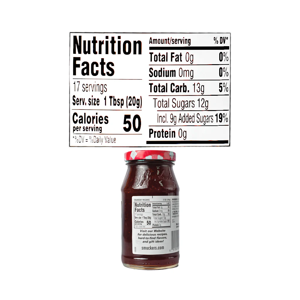Smucker's Preserves Strawberry 340g (12oz) - Image 3