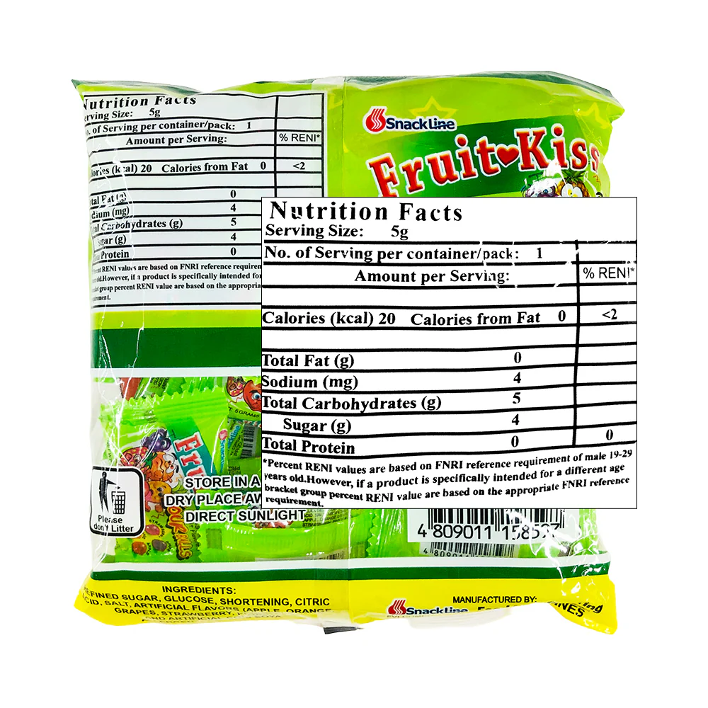 Snackline Fruit-Kiss Sour Balls 30's - Image 2