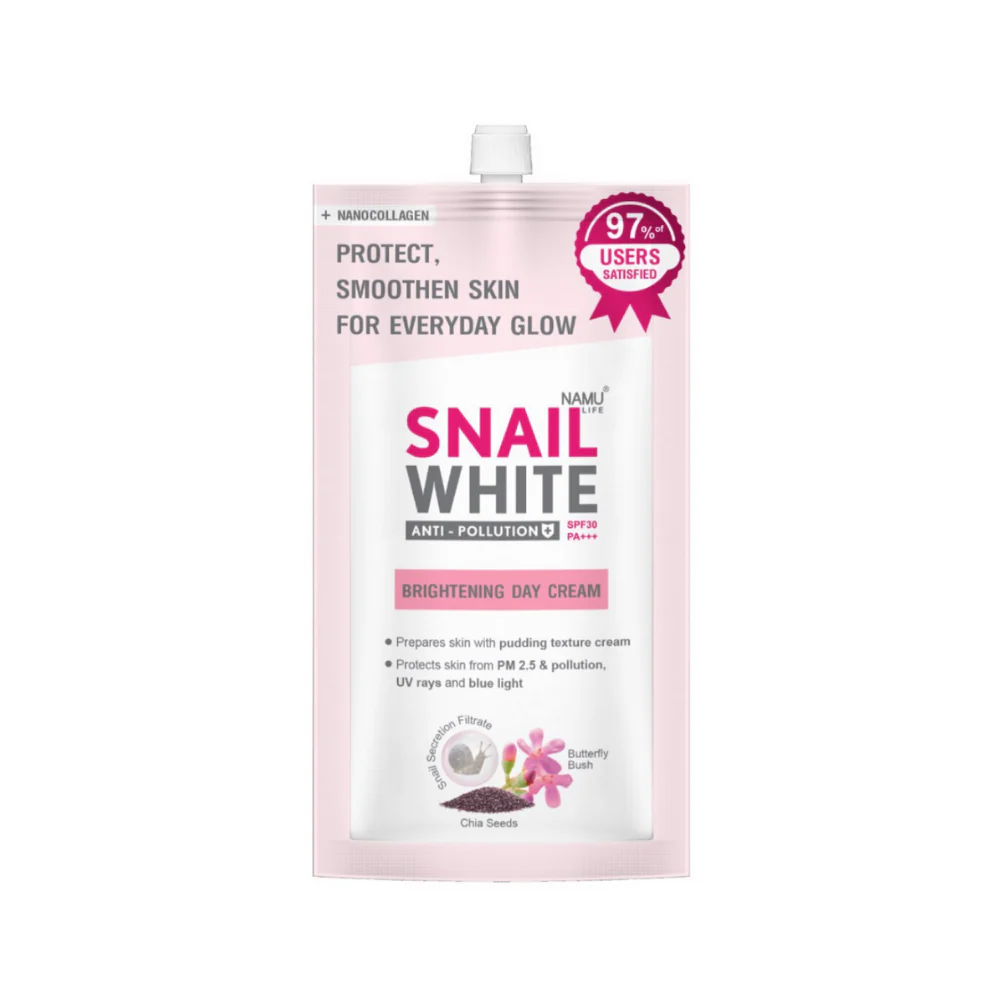 Snail White Brightening Day Cream 7ml - Image 2