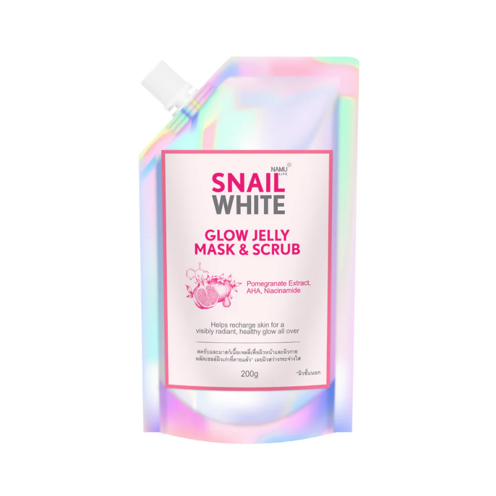 Snail White Glow Jelly Mask And Scrub 200g - Image 2
