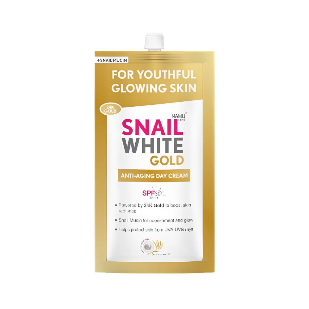 Snail White Gold Anti-aging Day Cream SPF 30 PA+++ 7ml - Image 2
