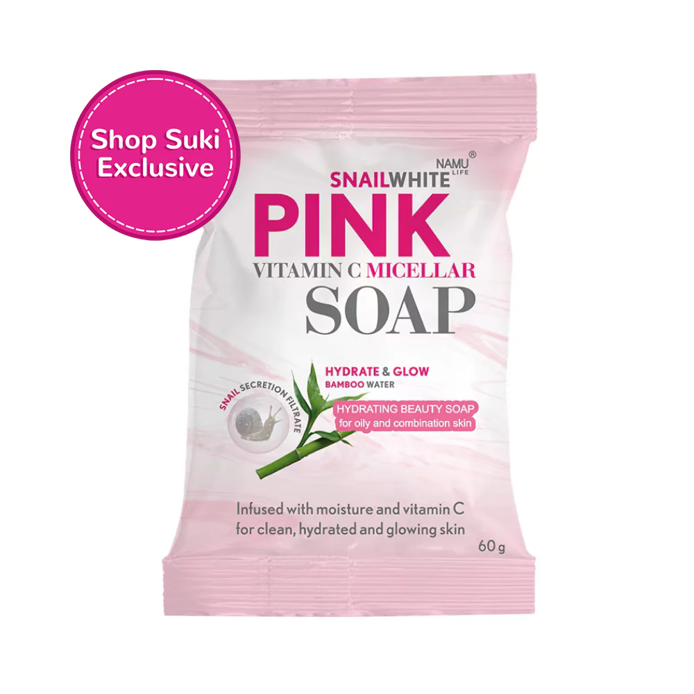 Snail White Pink Vitamin C Micellar Soap 60g