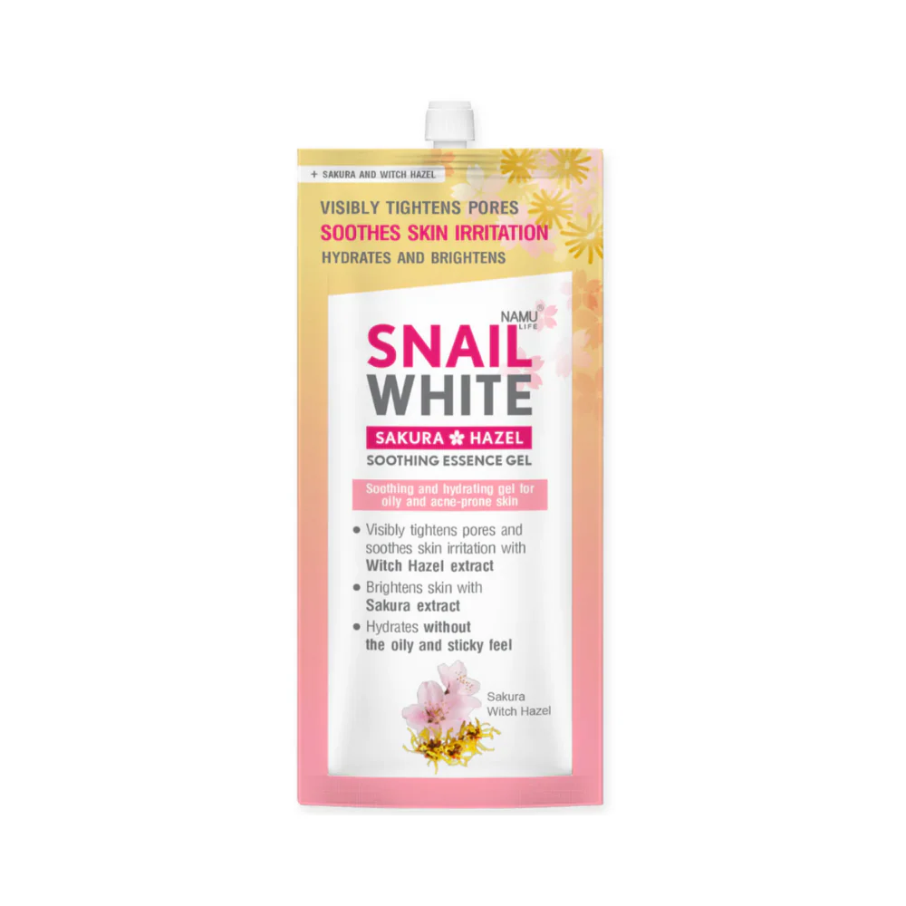 Snail White Sakura Hazel Soothing Essence Gel 20ml - Image 2