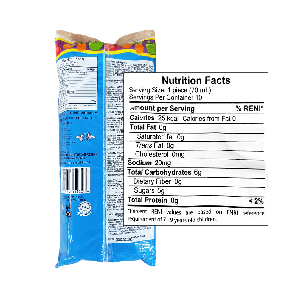Snowtime Miami Ice Pops 70ml x 10's - Image 2