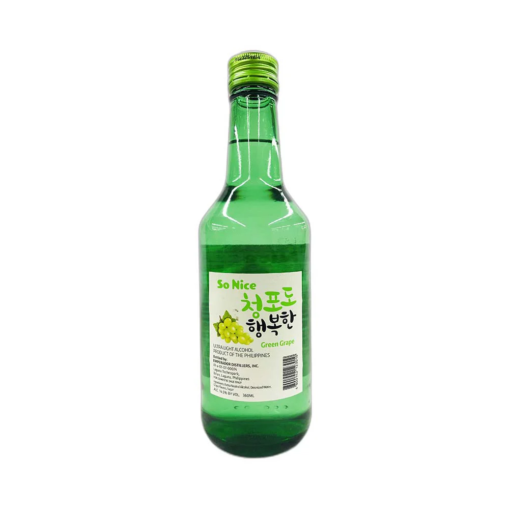 So Nice Green Grape 360ml - Image 3