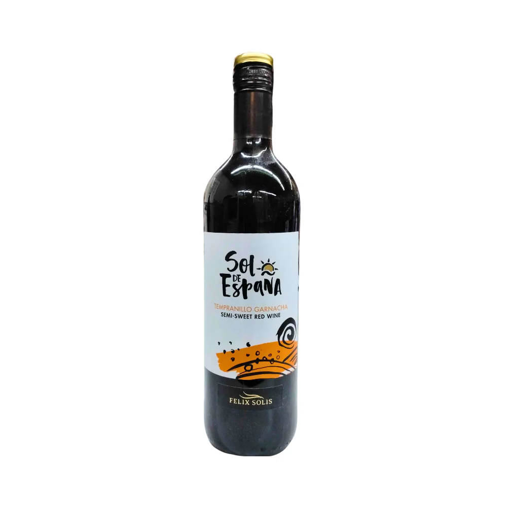 Sol De Espana Semi-Sweet Red Wine 750ml - Image 2