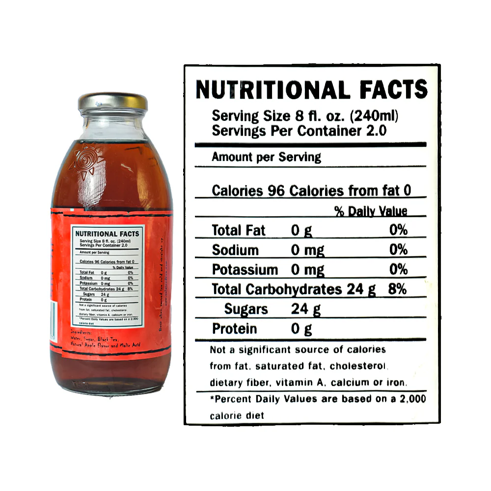 Sola Iced Tea Apple 473ml - Image 3