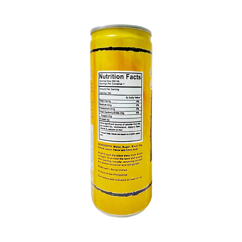 Sola Iced Tea Lemon 250ml - Image 2