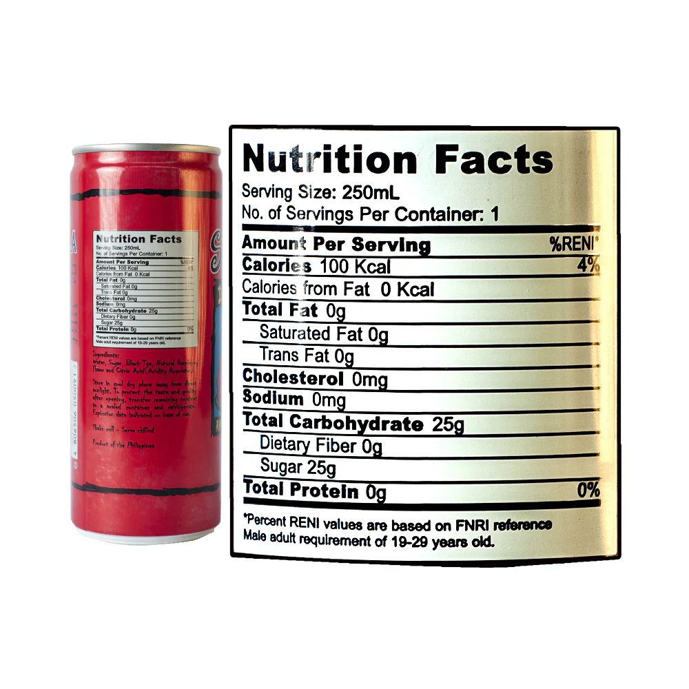 Sola Iced Tea Raspberry 250ml - Image 3