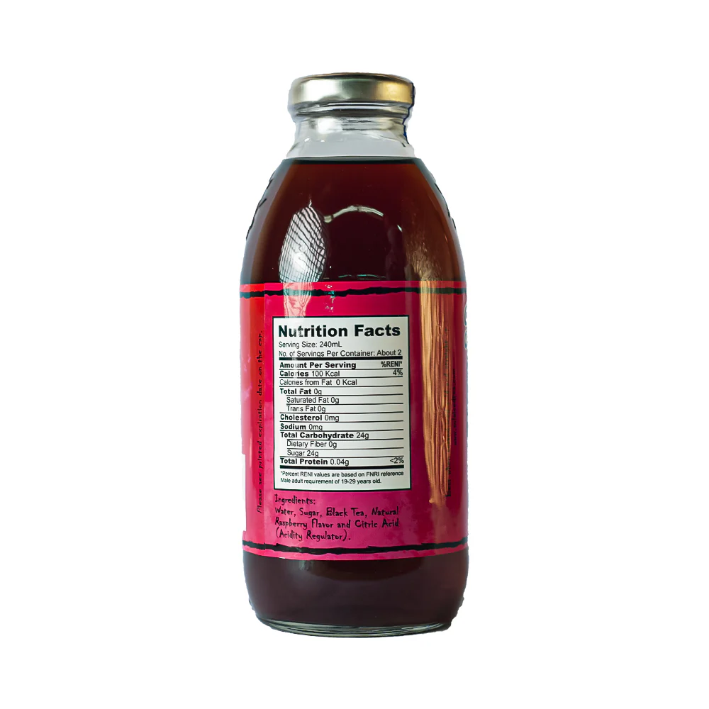 Sola Iced Tea Raspberry 473ml - Image 2