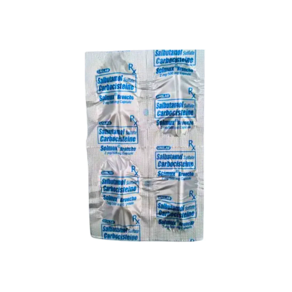 Solmux Broncho Salbutamol 500mg Capsule - Image 2