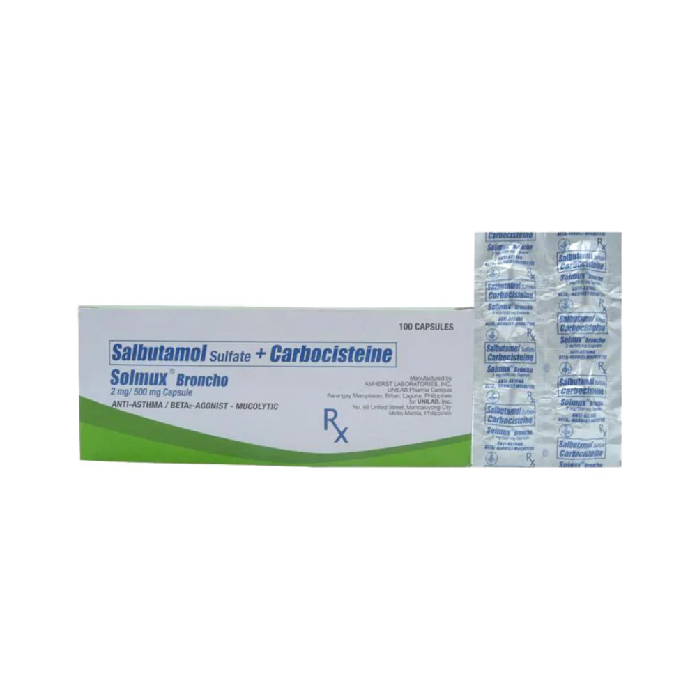 Solmux Broncho Salbutamol 500mg Capsule - Image 4