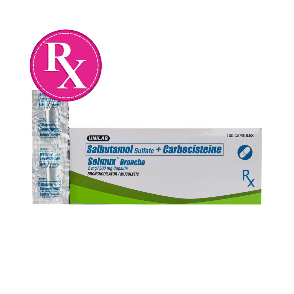 Solmux Broncho Salbutamol 500mg Capsule - Image 5