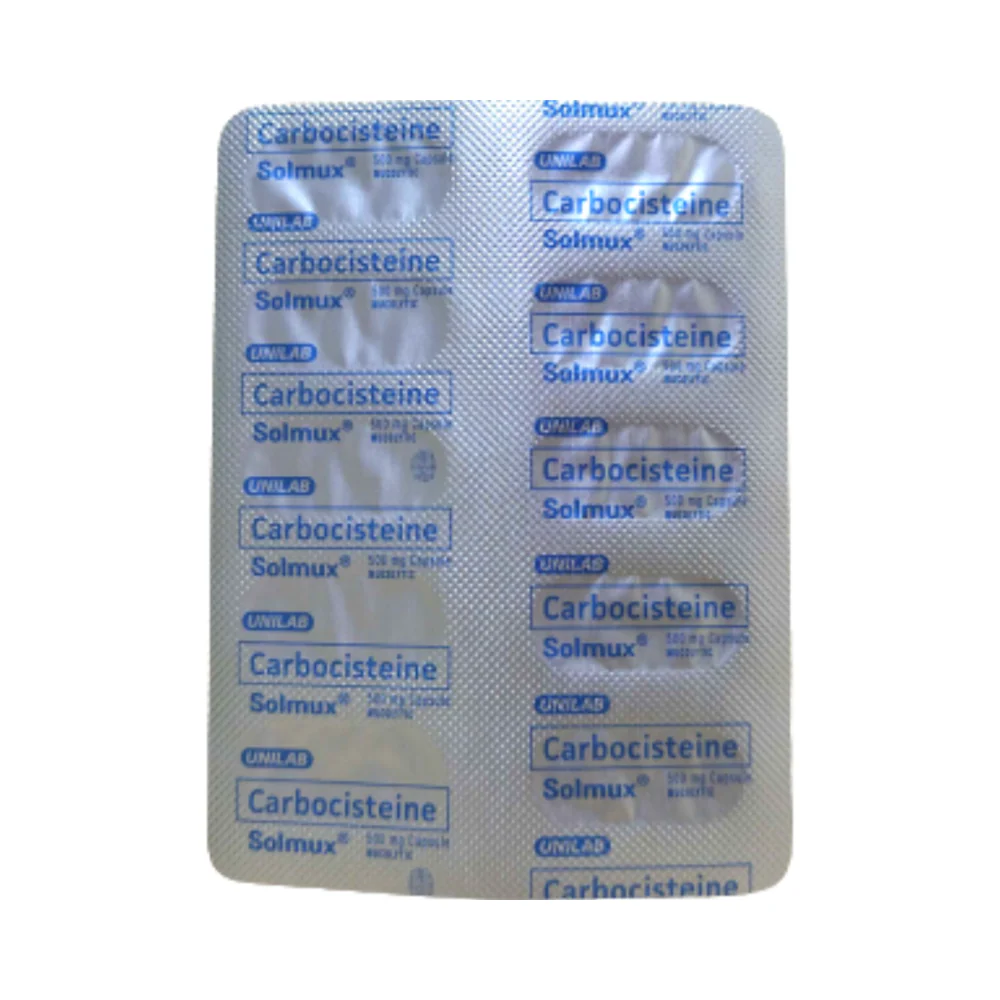 Solmux Carbocisteine 500mg Capsule by 10's - Image 2